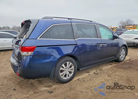 2014 Honda Odyssey Exl z USA, uszkodzony, nr VIN 5FNRL5H66EB091790